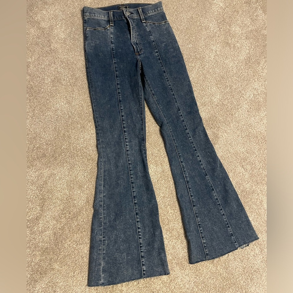 Abercrombie High Rise Flare Jeans